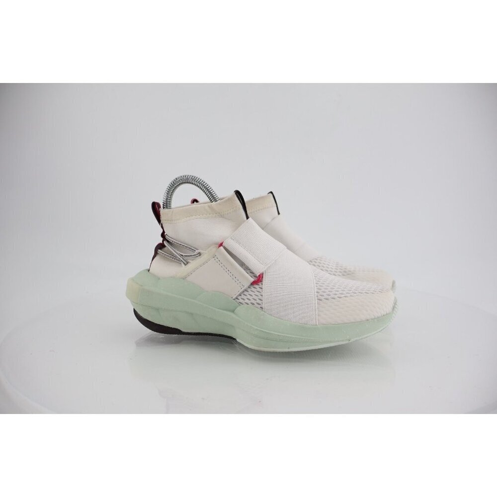 Sorel Explorer Defy Womens Shoes Mid Top Sneakers White Green Slip On Size 5.5